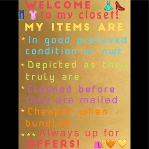 Welcome to My Closet!
